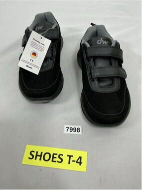 Adult New Diawin Extra Wide Sneakers W 8.5w M 7w Black